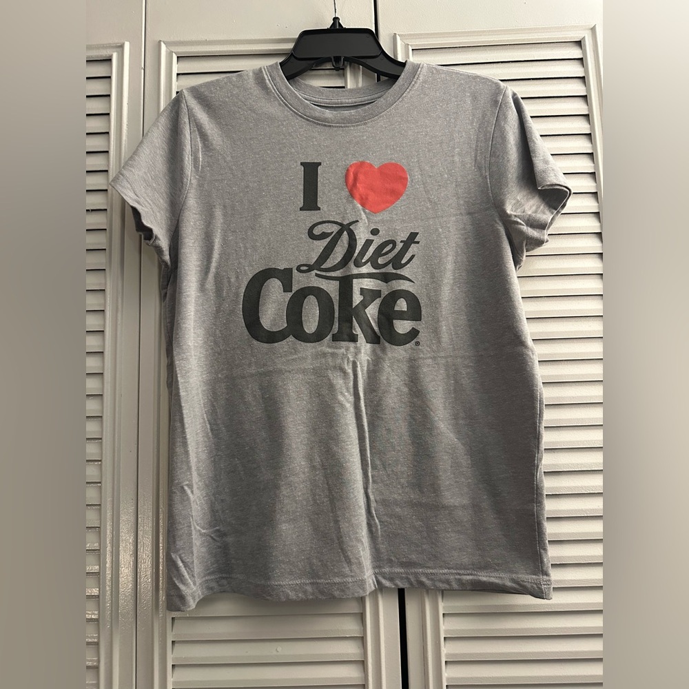 Coca Cola Women’s Gray and Red T-Shirt- Size S - Picture 2 of 7